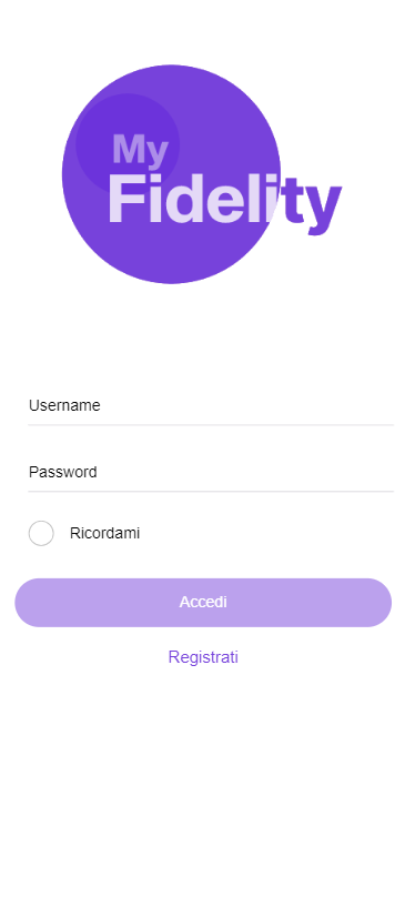 Pagina Login