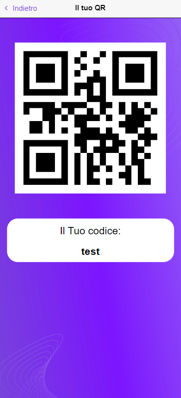 Pagina test codice QR